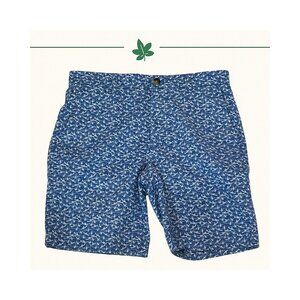 Vineyard Vines Breaker Shorts Blue Shark Print Size 30 NWT